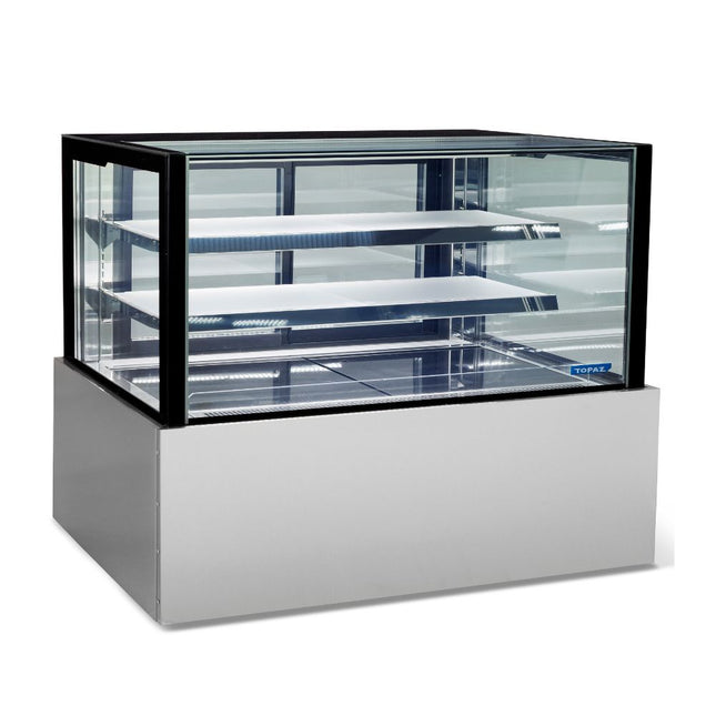Topaz Cake Display - 1800Mm Two (Plus Base) Tier Free Standing Ambient Cake & Food Display