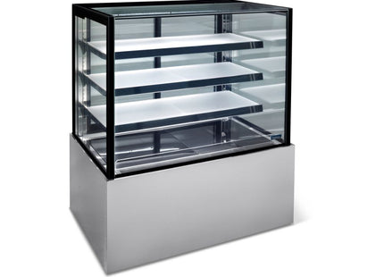 Topaz Cake Display - 1200Mm Three Tier (Plus Base) Free Standing Refrigerated Cake Display