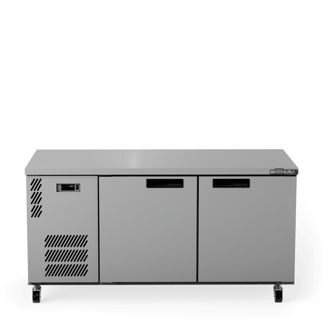 Boronia - Two Door Stainless Steel Under Counter Display Refrigerator