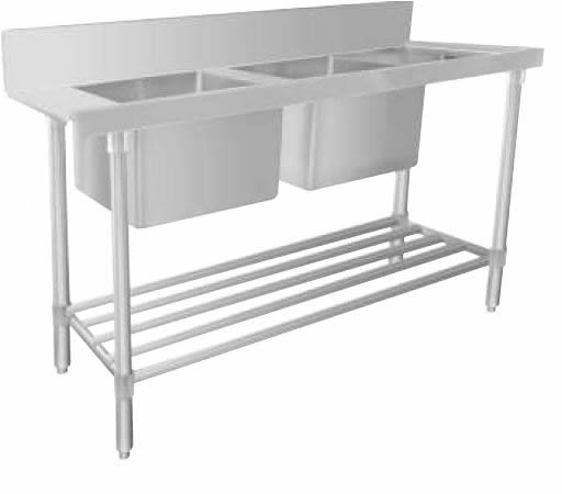 Stainless Steel Dishwasher Double Inlet Sink 1 Wss26165R