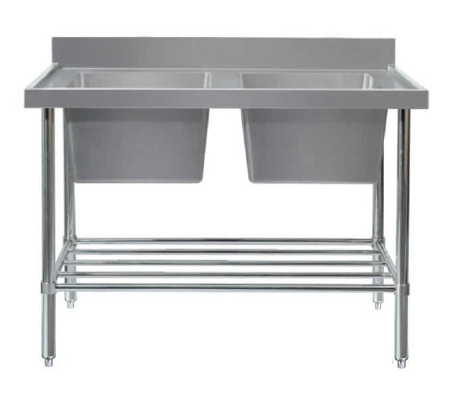 Double Sink Bench W2400 X D600 X H900 Ss2624R
