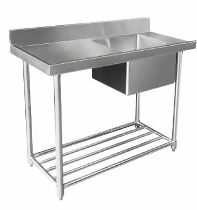 Stainless Steel Dishwasher Single Inlet Sink 4 Wss16120L