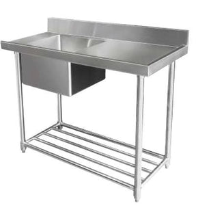 Stainless Steel Dishwasher Single Inlet Sink 2 Wss17120R