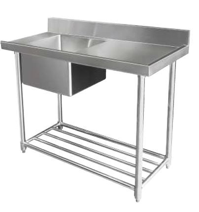 Stainless Steel Dishwasher Single Inlet Sink 2 Wss17120R