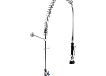 Stainless Steel Single Bench Mount Pre-Rinse Unit