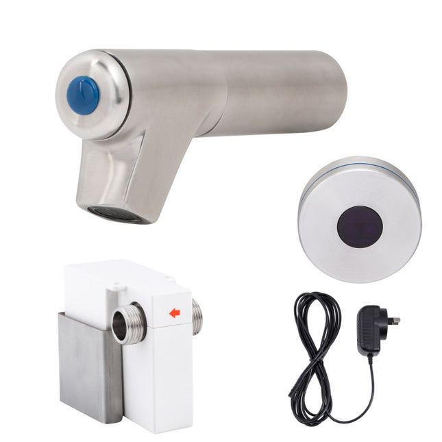 Bib Tap with Bench Mount Sensor Mains Operated 