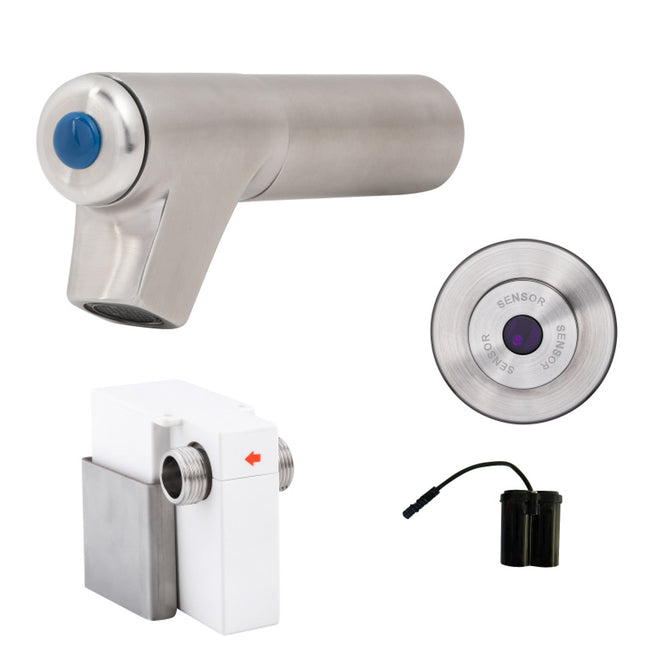 Bib Tap with Wall-Mount Sensor Battery Operated 