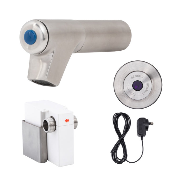 Bib Tap with Wall-Mount Sensor Mains Operated 
