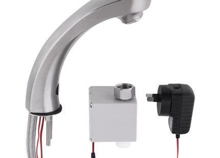 Stainless Steel Hob Mounted Sensor Tap - Mains Powered 