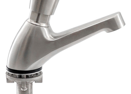 Push Button Pillar Tap - Adjustable Timed Flow