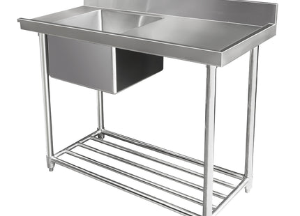 Stainless Steel Dishwasher Single Inlet Sink W1200 X D700 X H900 Wss17165R
