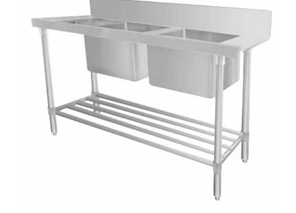 Stainless Steel Dishwasher Double Inlet Sink 4 Wss26165L