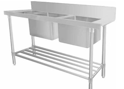 Stainless Steel Dishwasher Double Inlet Sink 2 Wss27165L