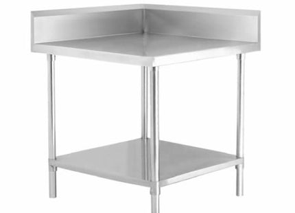 Flat Top Work Bench with Splashback - Different Sizes