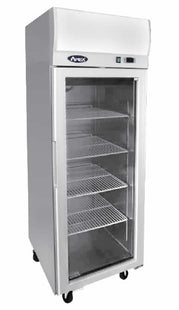 Top Mounted Single Door Glass Freezer Ycf9407