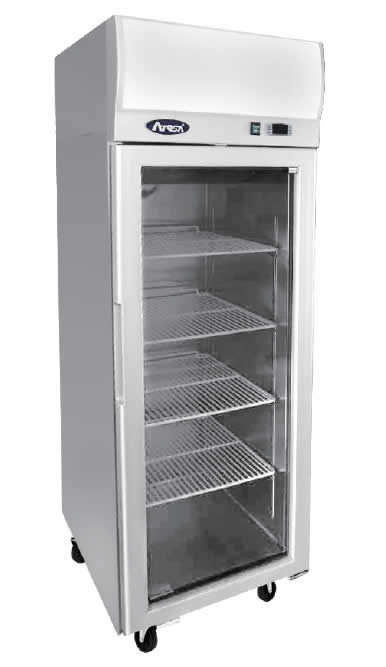 Top Mounted Single Door Glass Freezer Ycf9407
